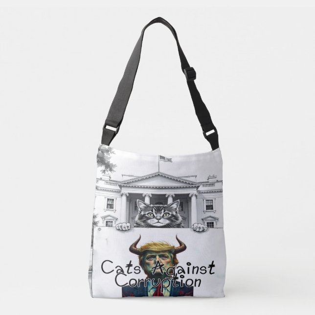 Bolsa Ajustável Gatos Contra Corrupção (Frente)