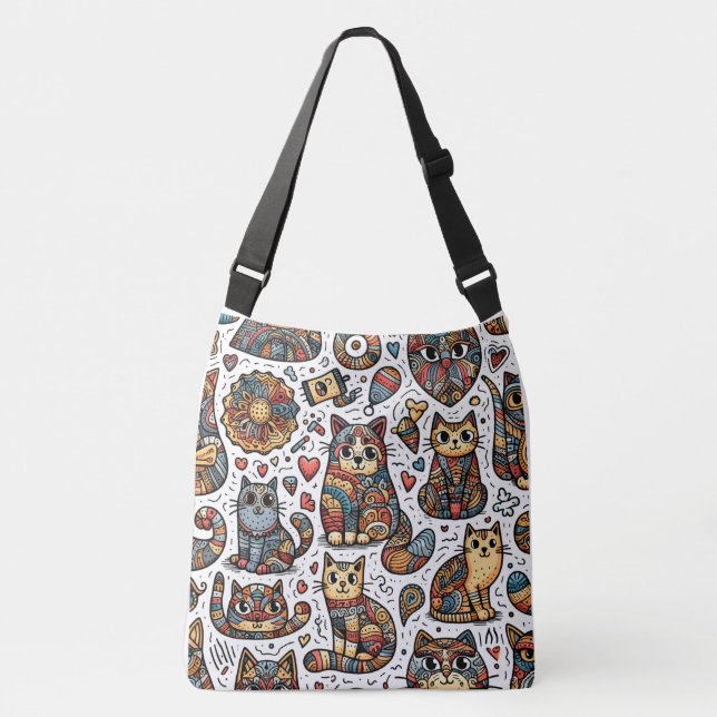 Bolsa Ajustável Gatos-Gatos-Gatos-Gato (Frente)