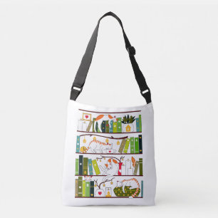 Bolsa Ajustável Gatos Na Bolsa, Presente De Gato E Livro
