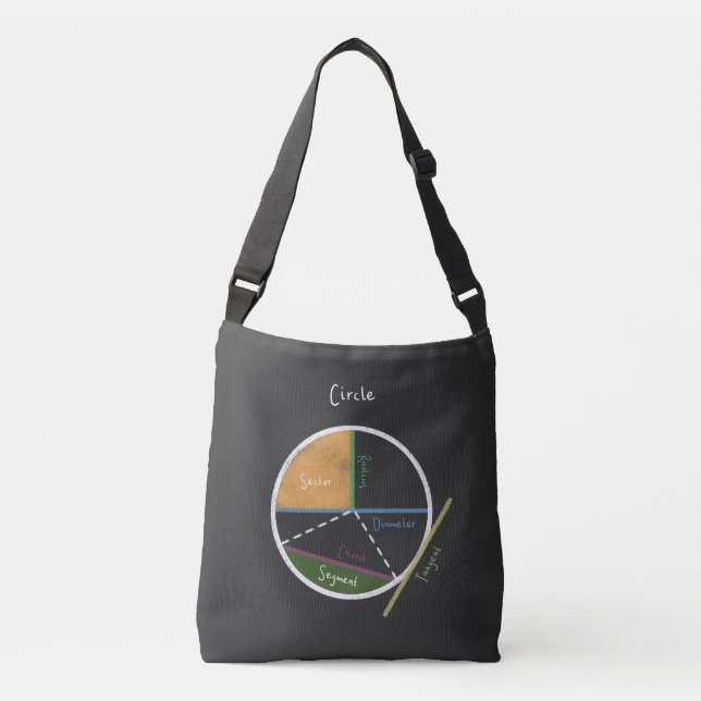 Bolsa Ajustável Geometria de uma Referência Geométrica de Matemáti (Frente)