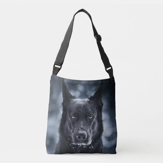 Bolsa Ajustável German shepherd Preto (Frente)