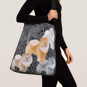 Bolsa Ajustável GINKGO, o corpo cruzado de Chow ou os sacos de toq