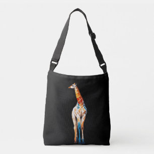 Bolsa Ajustável Giraffe Vetor Art com Cores Vibrantes