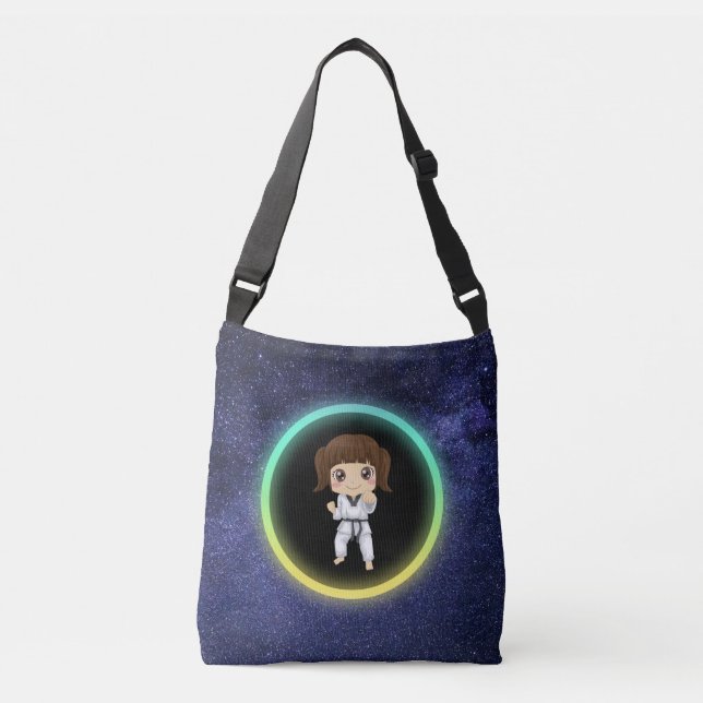Bolsa Ajustável Girls Karate Galaxy (Frente)