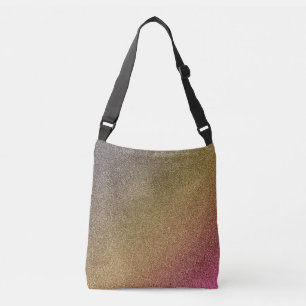 Bolsa Ajustável Glitters Gradientes Rosa-Dourados-Escuros