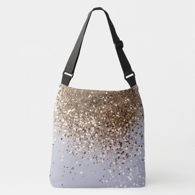 Bolsa Ajustável Glittro Dourado de Grelha Espumante #1 (Frente)