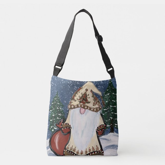 BOLSA AJUSTÁVEL GNOMOS DO NATAL (Frente)