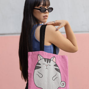 BOLSA AJUSTÁVEL GORDURA DE ARTE DE GATO CRUZADO DE PASSAGEIROS