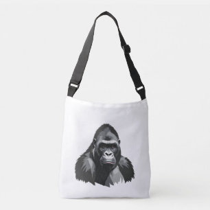 Bolsa Ajustável Gorilla Vetor Graphic Art Portrait Animal Spirit