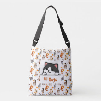 Bolsa Ajustável Gota de Peeking de Gato de Toque Personalizada