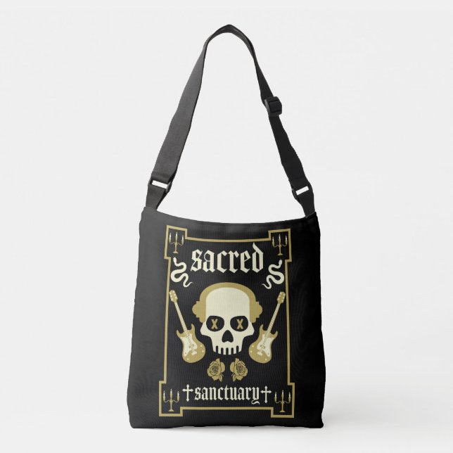 Bolsa Ajustável Gótico Rock Fashion (Frente)