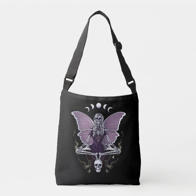 Bolsa Ajustável Gótico Skeleton Butterfly (Frente)