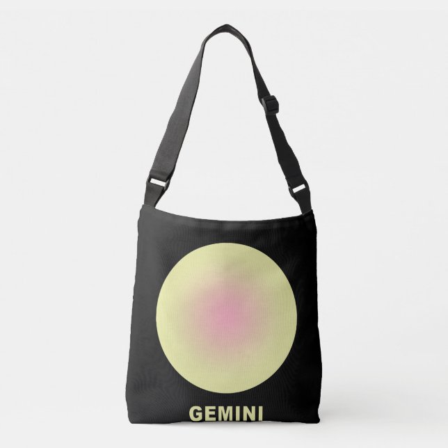 Bolsa Ajustável Gradiente de Na moda de Sinal Zodiac Gemini (Frente)