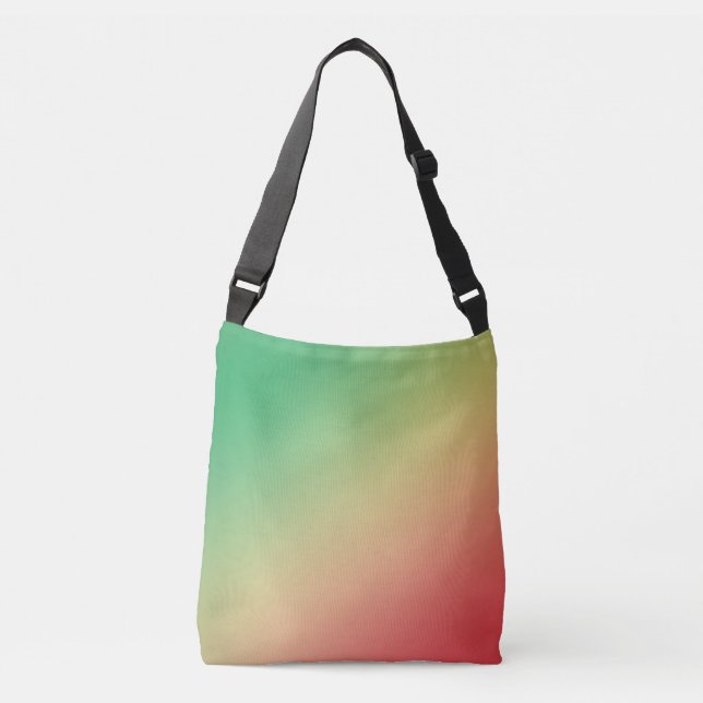Bolsa Ajustável Gradiente Verde, Amarelo e Vermelho (Frente)