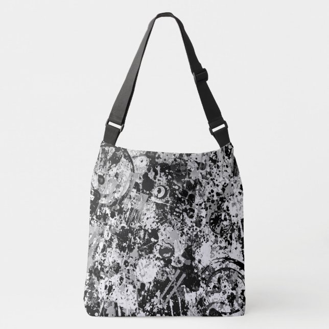 Bolsa Ajustável Grafite das ruas da cidade (Frente)