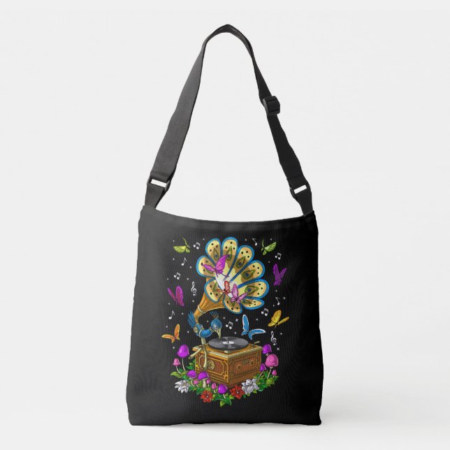 Bolsa Ajustável Gramofone Peacock (Frente)