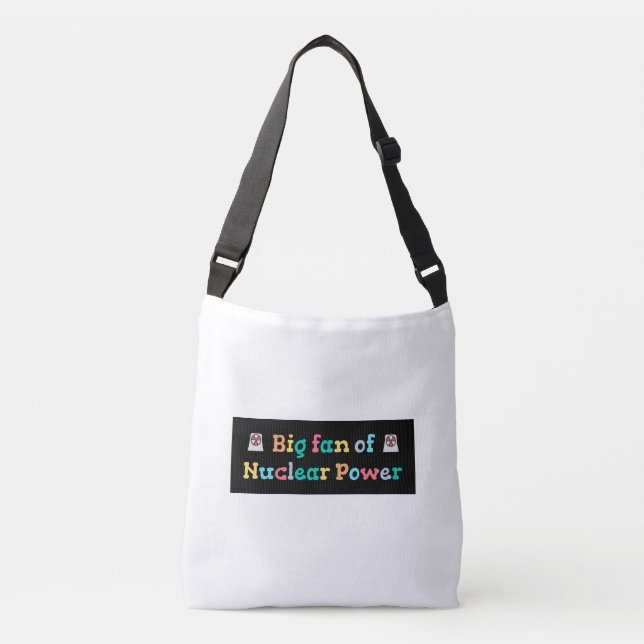 Bolsa Ajustável Grande fã da energia nuclear (Frente)