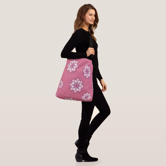 BOLSA AJUSTÁVEL "GRANDE PINK MANDALA FLOWER" (No(a) Modelo)