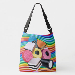 Bolsa Ajustável Grande saco de Tote. Candy Allsorts cascade