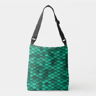 Bolsa Ajustável Grandes Escalas de Sereia Verde