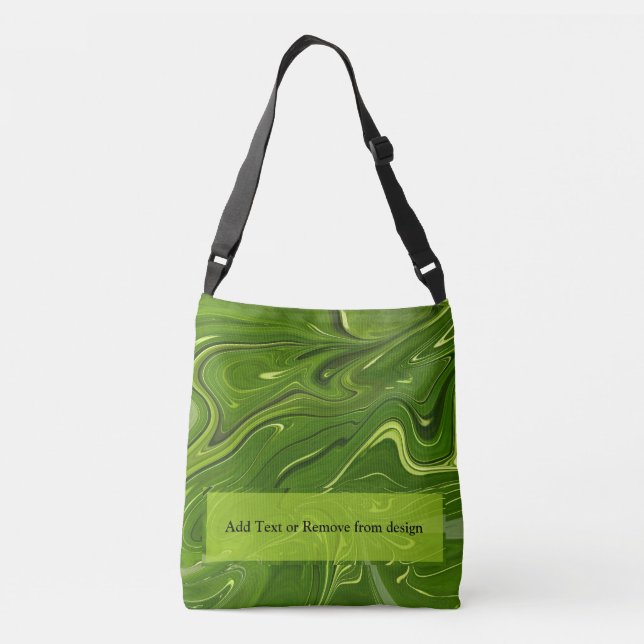 Bolsa Ajustável Greenery Swirls (Verso)