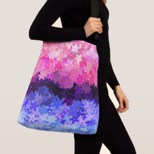 Bolsa Ajustável Groovy Boho Excêntrico Retro Floral Orgulho Omniss