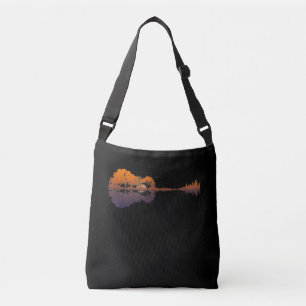 Bolsa Ajustável Guitar Lake Shadow Love Guitar Gift Music Lovers