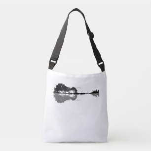 Bolsa Ajustável Guitar Lake Shadow Love Guitar Gift Music Lovers