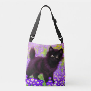 Bolsa Ajustável Gustav Klimt Black Kitten