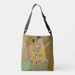 Bolsa Ajustável Gustav Klimt O Beijo<br><div class="desc">O Beijo é a pintura mais icônica e famosa de Gustav Klimt. É uma bela pintura de ouro de um casal profundamente apaixonado compartilhando um momento romântico de um beijo apaixonado. Tenha suas ideias de presentes de alta qualidade e produtos maravilhosos com esta maravilhosa obra-prima. Veja nossa loja antes de...</div>