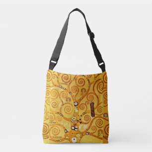 Bolsa Ajustável Gustav Klimt Tree of Life: Art Nouveau Symbolista
