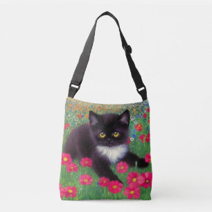 Bolsa Ajustável Gustav Klimt Tuxedo Cat