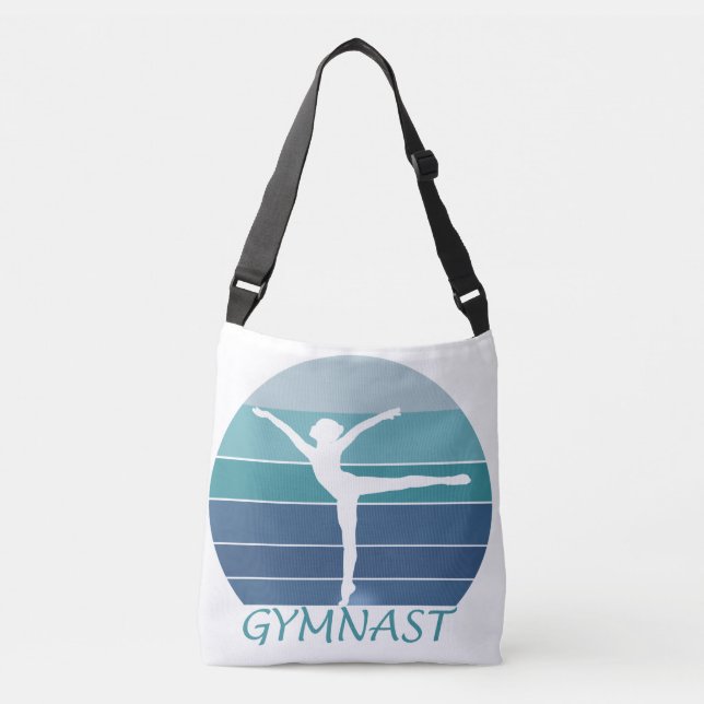 BOLSA AJUSTÁVEL GYMNAST... EU AMO GINÁSTICA. (Frente)
