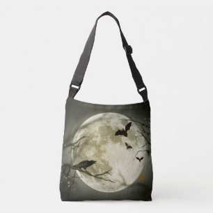 Bolsa Ajustável Halloween Moon Spooky Crows