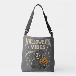 Bolsa Ajustável Halloween Vibes Reaper - Cinza