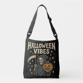 Bolsa Ajustável Halloween Vibes Reaper - Preto