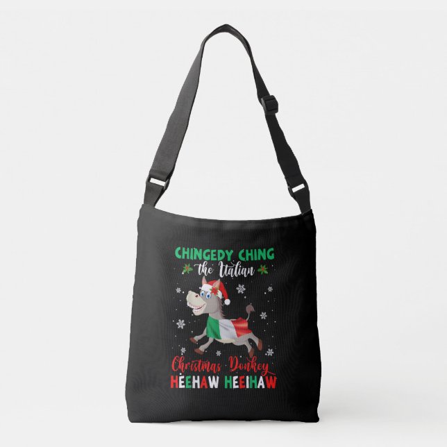 Bolsa Ajustável HEEHAW O Donkey Natal | Presentes De Donkey Lovers (Frente)