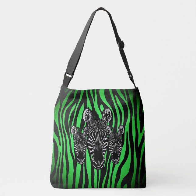 Bolsa Ajustável Herança Zebra do Limão Trendy na Impressão Zebra (Verso)
