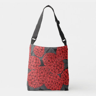 Bolsa Ajustável Hidrangea vermelha