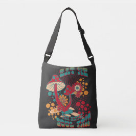 Bolsa Ajustável Hippie Soul Trip Summer Vintage Mushroom