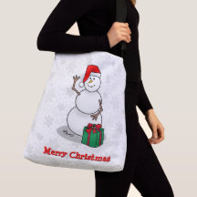 Ho Ho Feliz Papais noeis de Natal Bonito Snowman