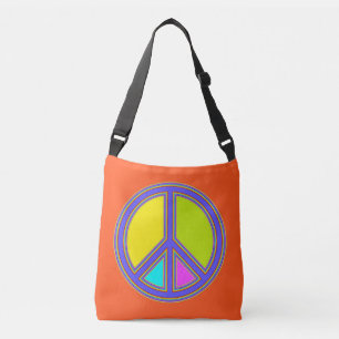 Bolsa Ajustável holiES - sinal colorido PEACE + suas ideias