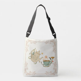 Bolsa Ajustável Hora do Chá Pastel Aconchegante