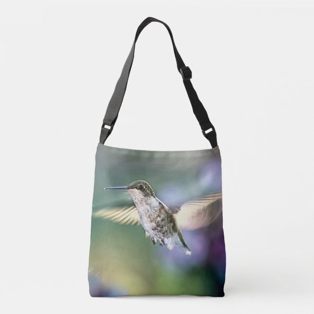 Bolsa Ajustável Hummingbird Voando (Verso)