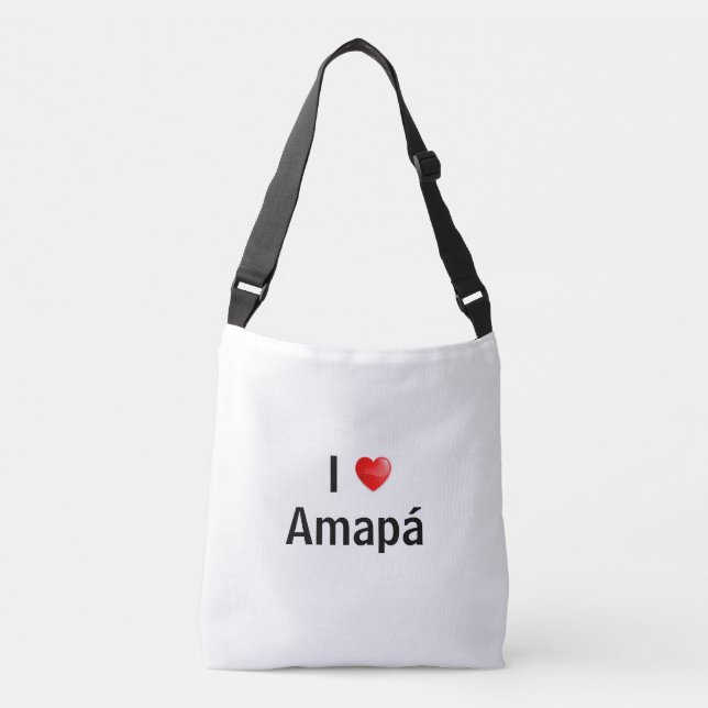Bolsa Ajustável I love Amapá (Frente)