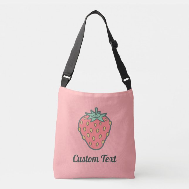 Bolsa Ajustável Ícone Strawberry Bag Crossbody (Frente)