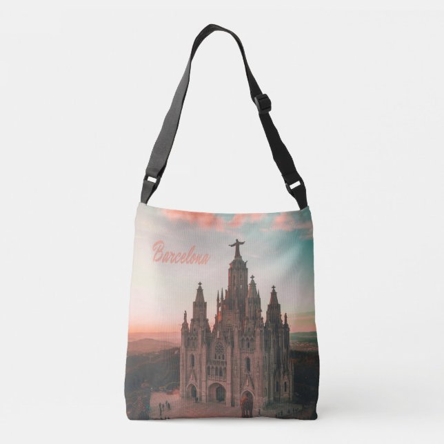 Bolsa Ajustável Igreja Espanha de Barcelona (Verso)