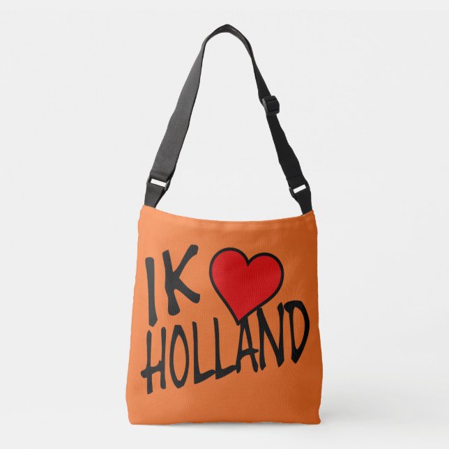 Bolsa Ajustável Ik Heart Holland bk em ou cbcnt (Frente)