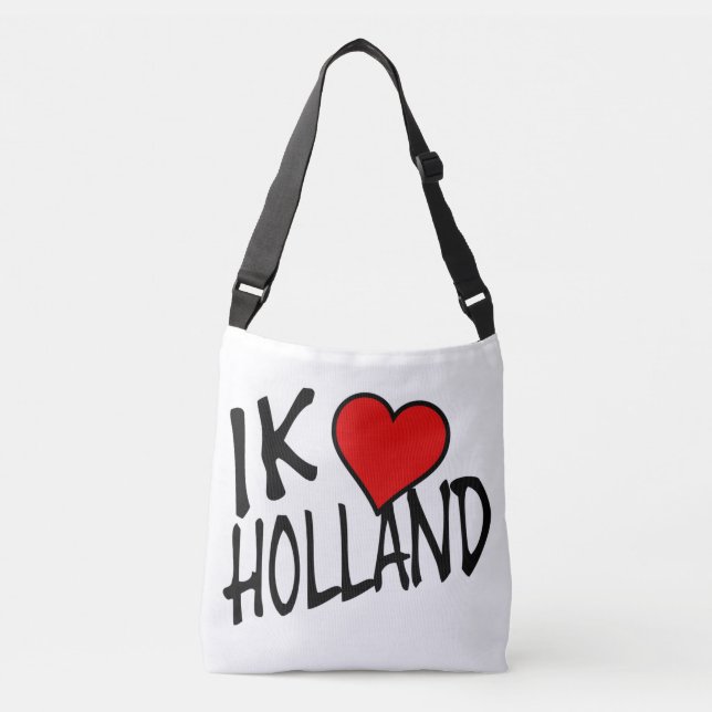 Bolsa Ajustável Ik Heart Holland bk em wcnt (Frente)