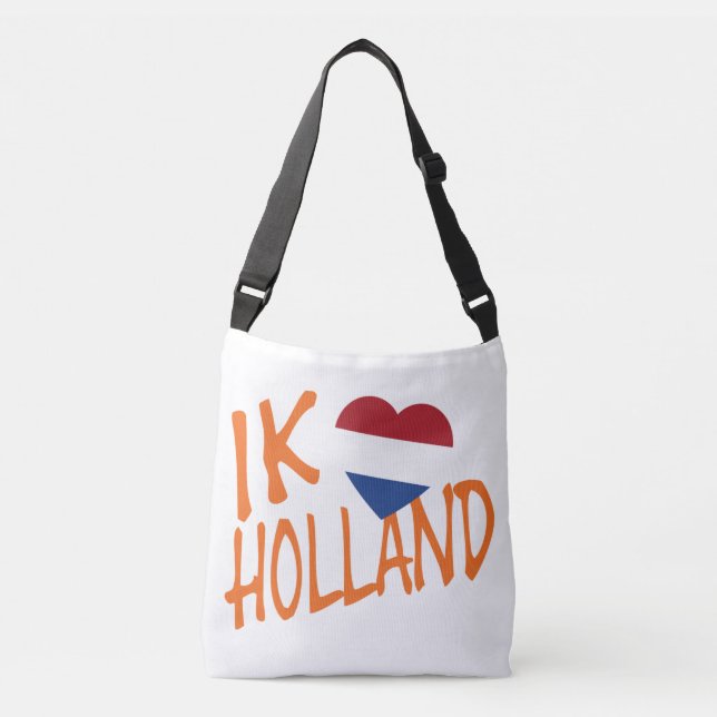 Bolsa Ajustável Ik Heartflag Holland ou em wbcnt (Frente)